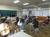 通学団児童会の様子