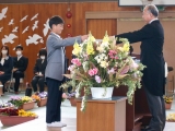 卒業証書授与の様子