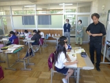 主任児童委員の授業参観