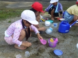 砂遊びの様子