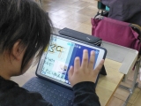 ６年生、学活の様子