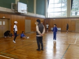 体育の時間の縄跳び