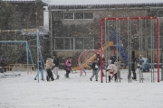 雪遊び
