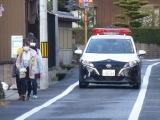 パトカーによる巡回