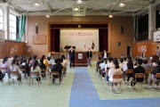 離任式の様子